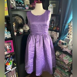 COPY - Lindy bop purple satin dress xl new with tags